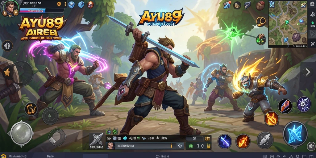 Tangkapan layar aksi seru dalam dunia AYU89 ARPG.