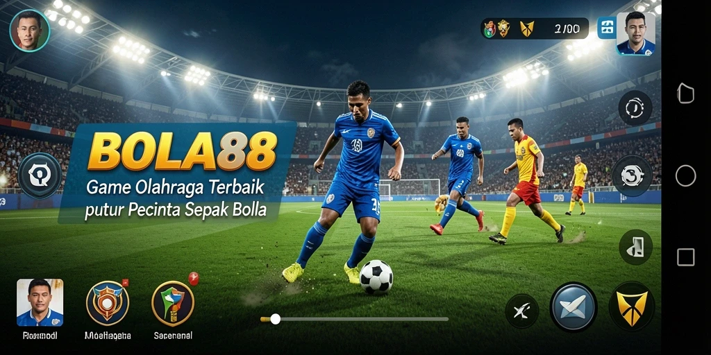 Tampilan gameplay BOLA88 yang memukau dan menegangkan.
