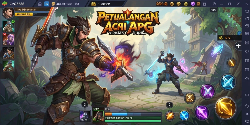Tangkapan layar gameplay CVG8888 yang mendebarkan, menunjukkan aksi seru di dunia ARPG.