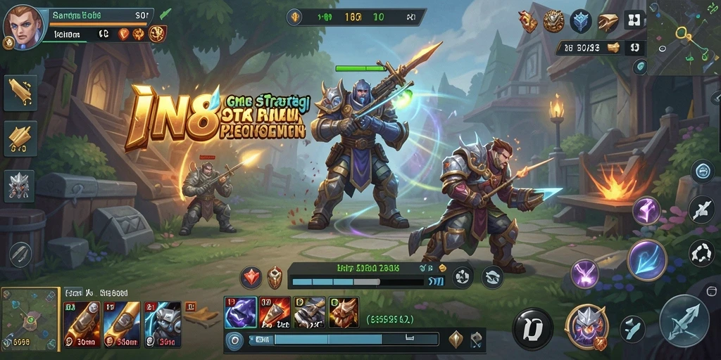 Tampilan gameplay menarik dari IN88 dalam aksi SLG.