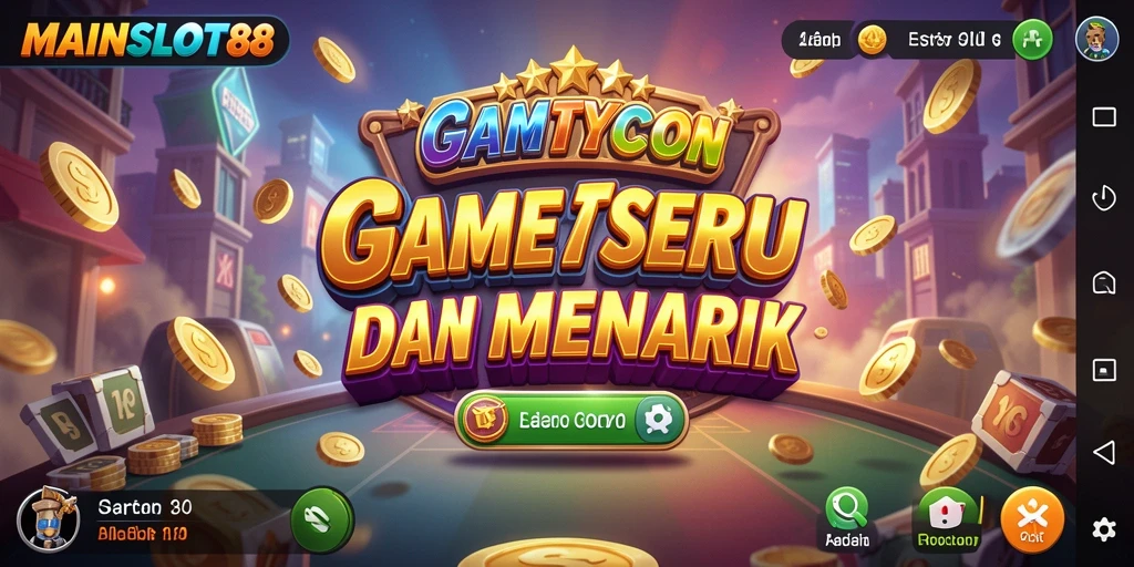 Tampilan gameplay menarik dari MAINSLOT88 yang menunjukkan berbagai mesin slot.