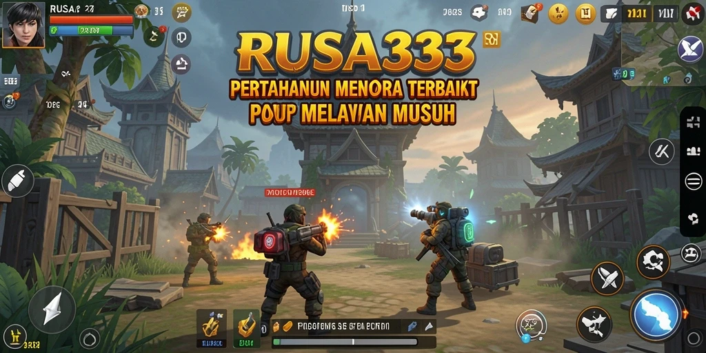 Tampilan menarik dari permainan Tower Defense RUSA33.