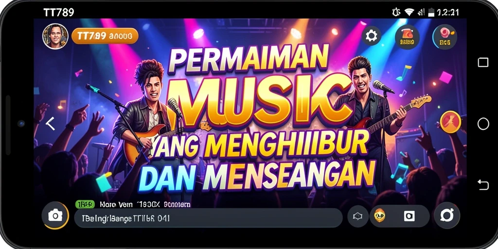 Tampilan gameplay TT789 yang menyenangkan saat bernyanyi.